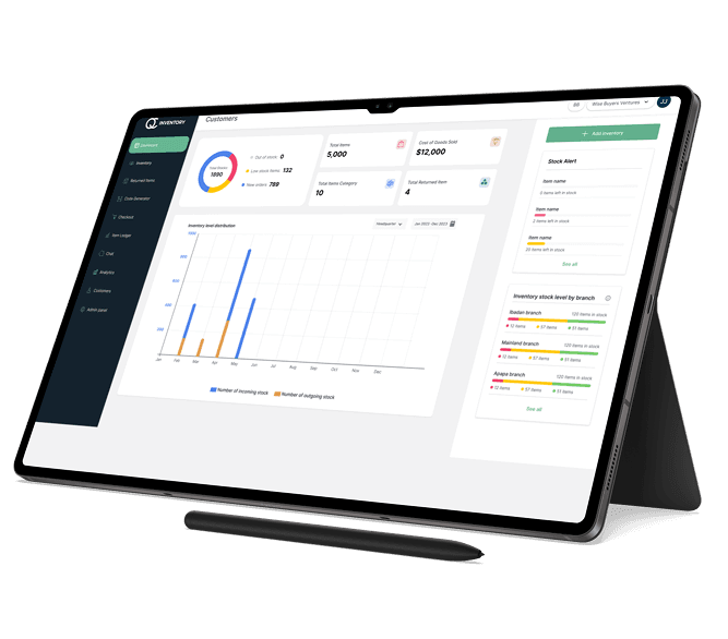 QInventory dashboard preview