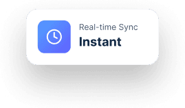Real-time sync instant